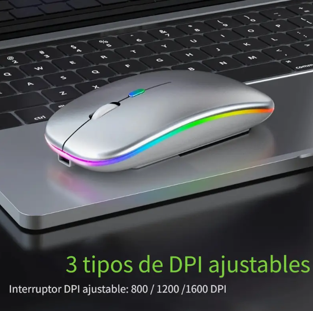 Mouse Inalambrico Recargable USB