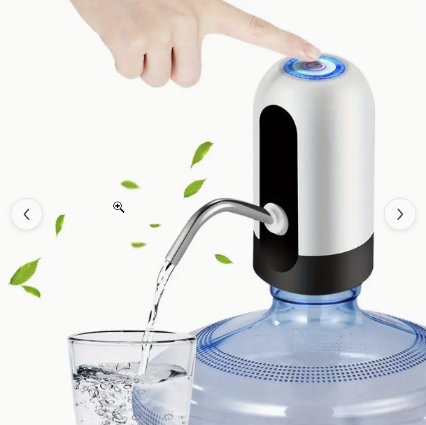 Bomba De Agua Potable Automática Recargable Por USB Para Botellas Universales